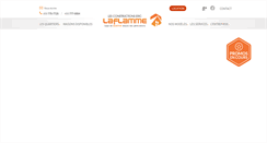 Desktop Screenshot of constructionslaflamme.com