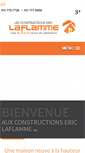 Mobile Screenshot of constructionslaflamme.com
